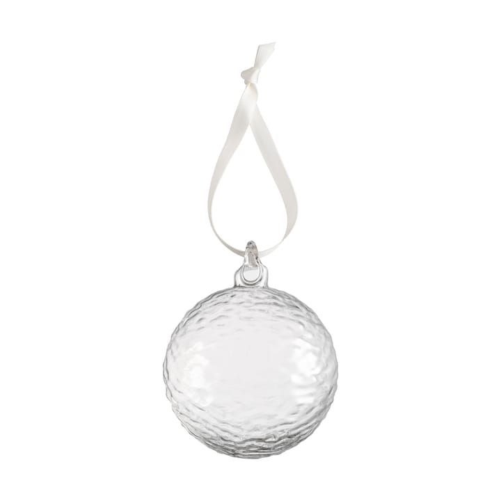 Gry Marble joulupallo Ø8 cm 4-pakkaus - Clear - Cooee Design