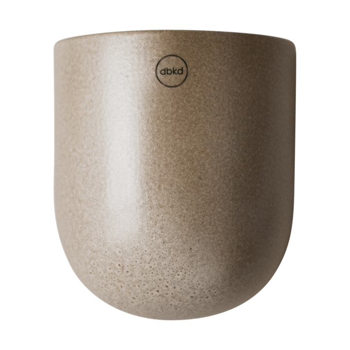 Cut seinälle ripustettava ruukku beige, Large 17 cm DBKD