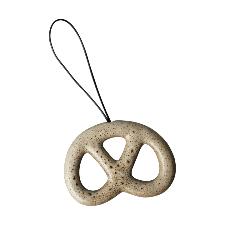 Hanging pretzel koristeriipus, Beige DBKD