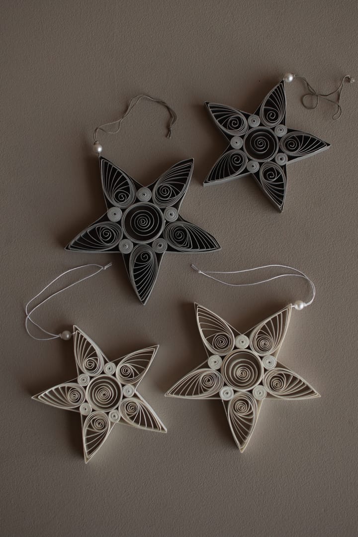 Paper star joulukoriste 10,5 cm, White DBKD