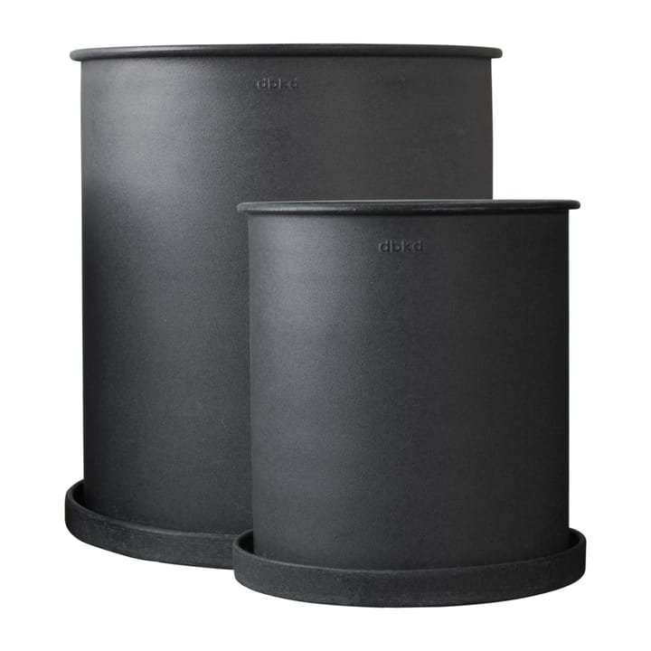 Plant pot -ruukku large 2-pakkaus - Black - DBKD