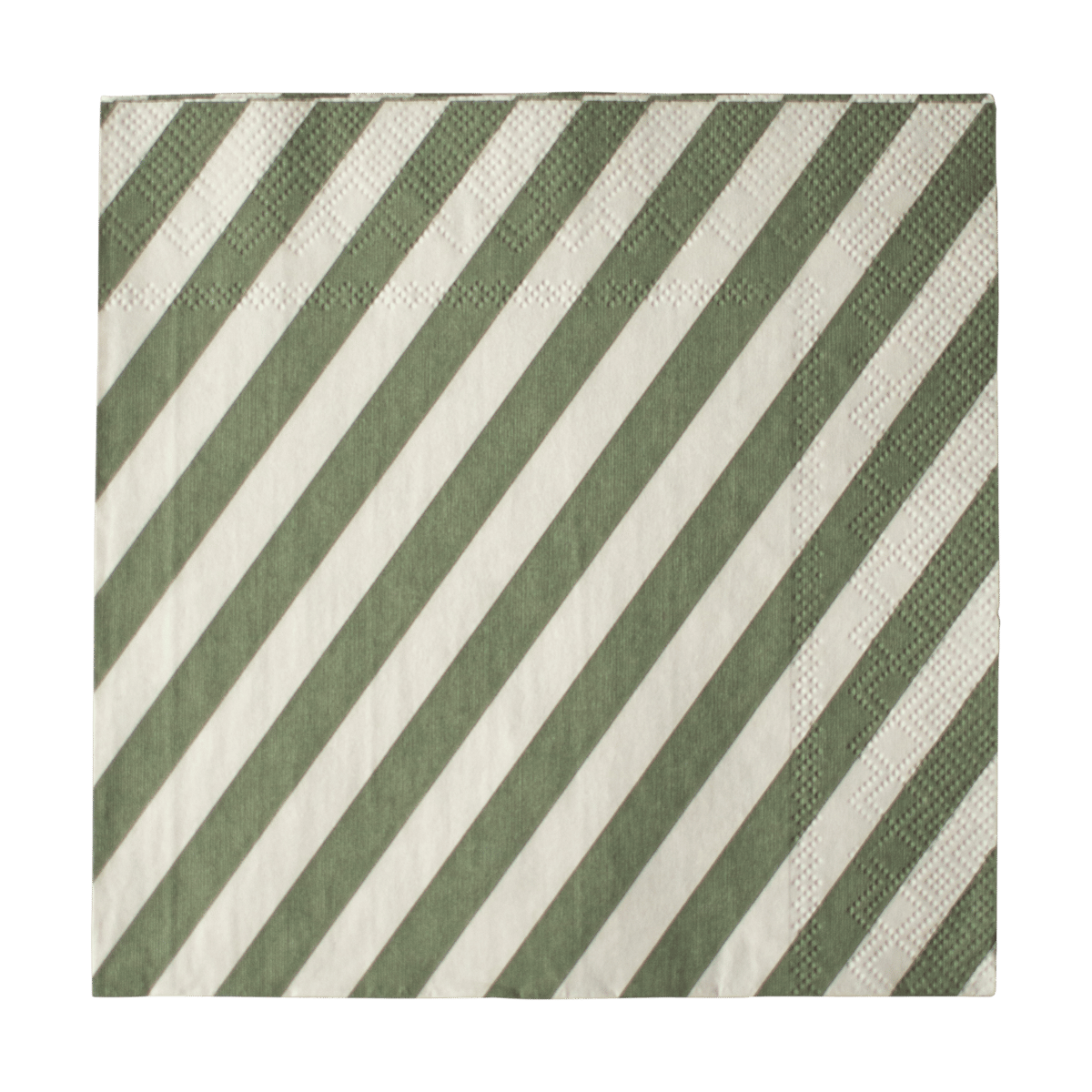 DBKD Stripe paperiservietti 33x33 cm 20 kpl Green