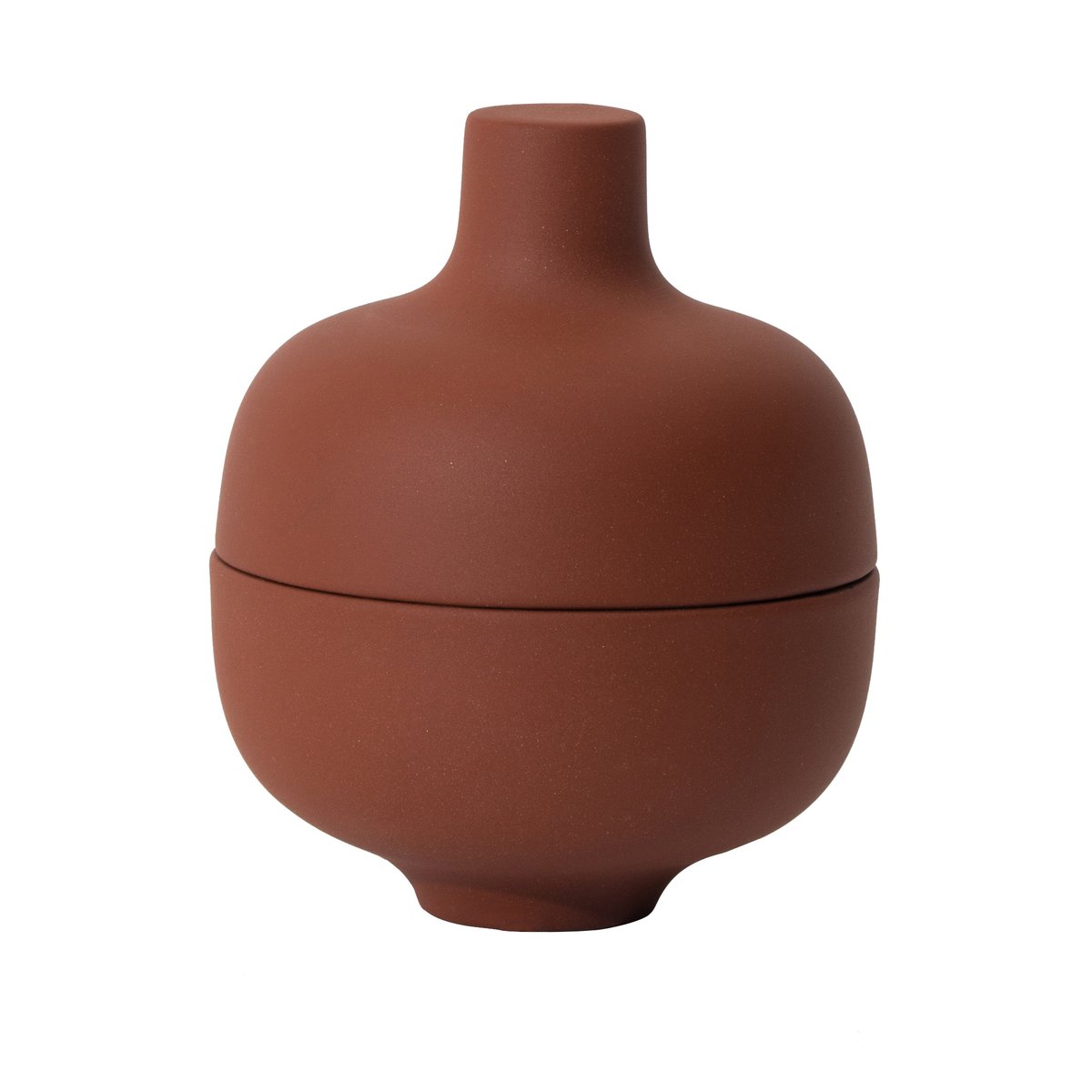 Design House Stockholm Sand kannellinen kulho S Ø 8,2 cm Red clay