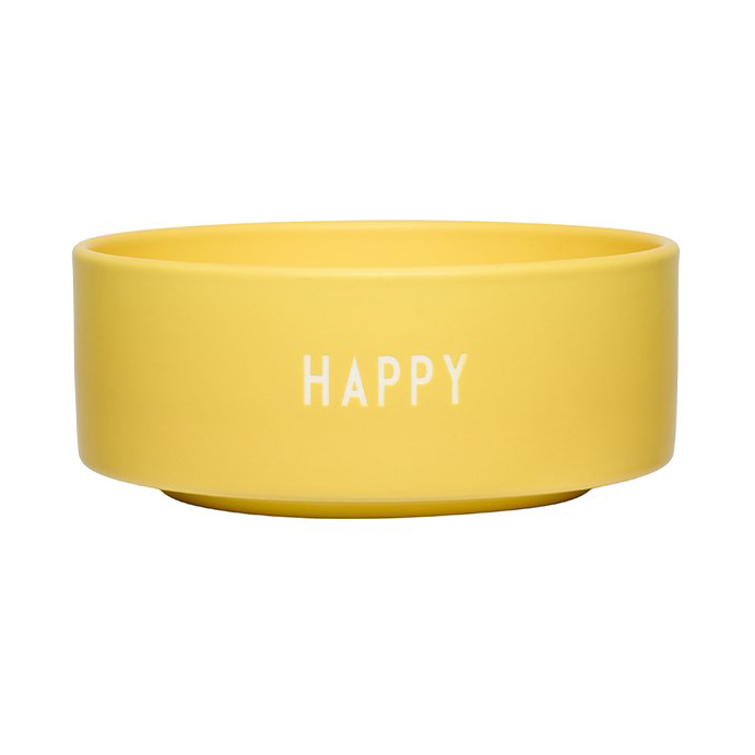 Design Letters Design Letters karkkikulho Ø12 cm Yellow