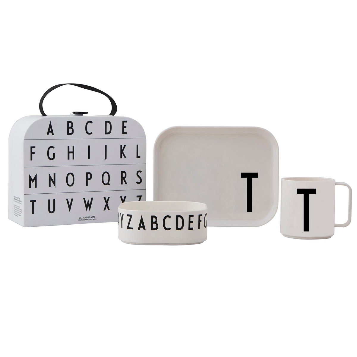 Design Letters Design Letters lasten tarjoilusetti T