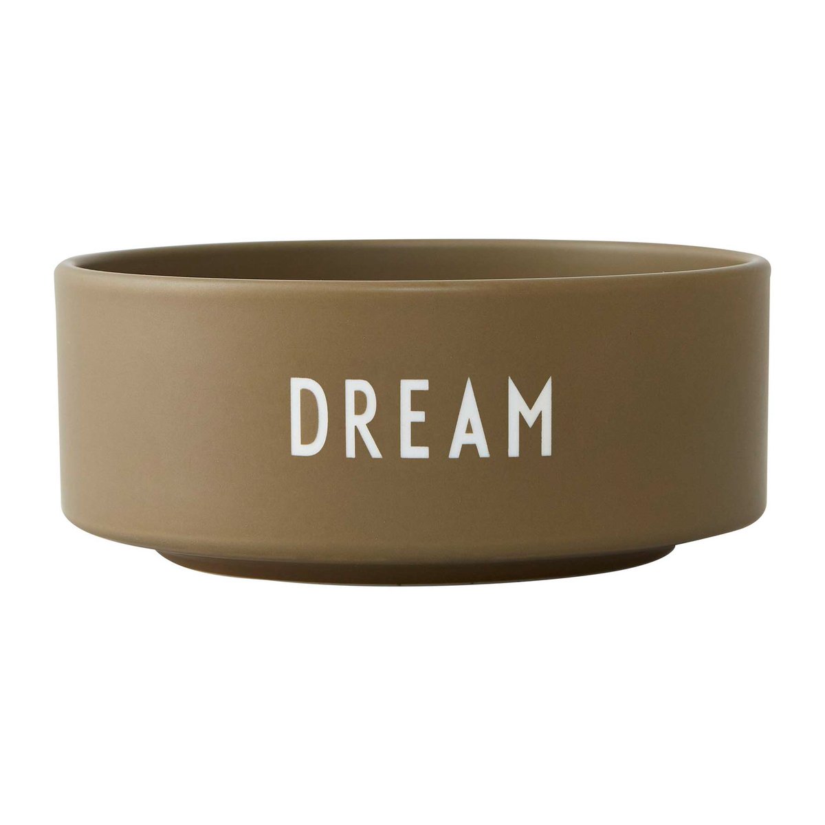 Design Letters Design Letters snack-kulho Ø12 cm Dream-olive green