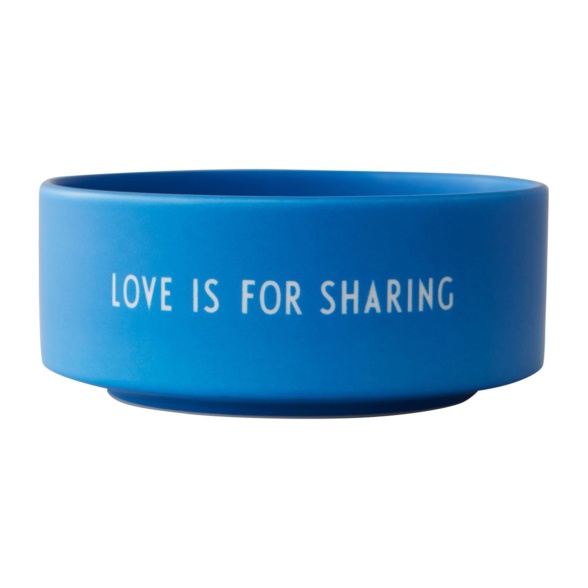 Design Letters Design Letters snack-kulho Ø12 cm Love-cobalt blue