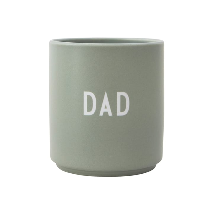 Design Letters suosikkikuppi 25 cl - Dad/Love-green - Design Letters