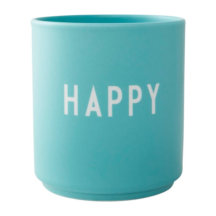 Design Letters suosikkikuppi 25 cl, Happy-aqua blue Design Letters