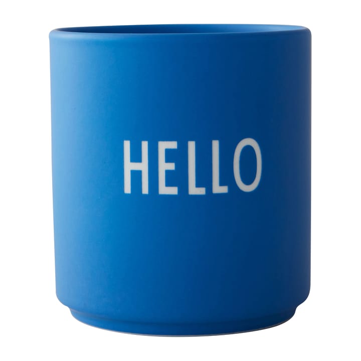 Design Letters suosikkikuppi 25 cl, Hello-cobalt blue Design Letters