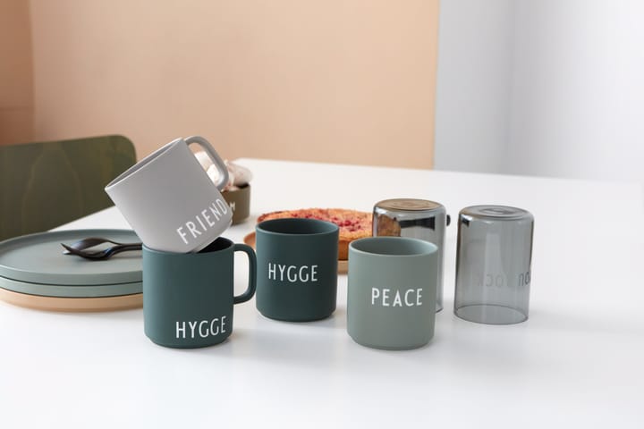 Design Letters suosikkikuppi 25 cl, Hygge-dark green Design Letters