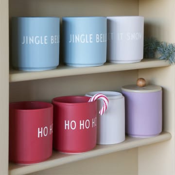 Design Letters suosikkikuppi 25 cl - Jingle bells-light blue - Design Letters