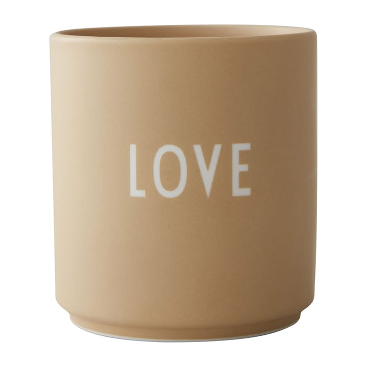 Design Letters suosikkikuppi 25 cl - Love-beige - Design Letters