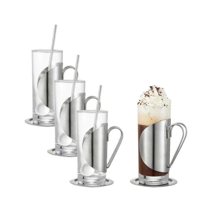 Darry irish coffee setti - Lasi-ruostumaton teräs - Dorre