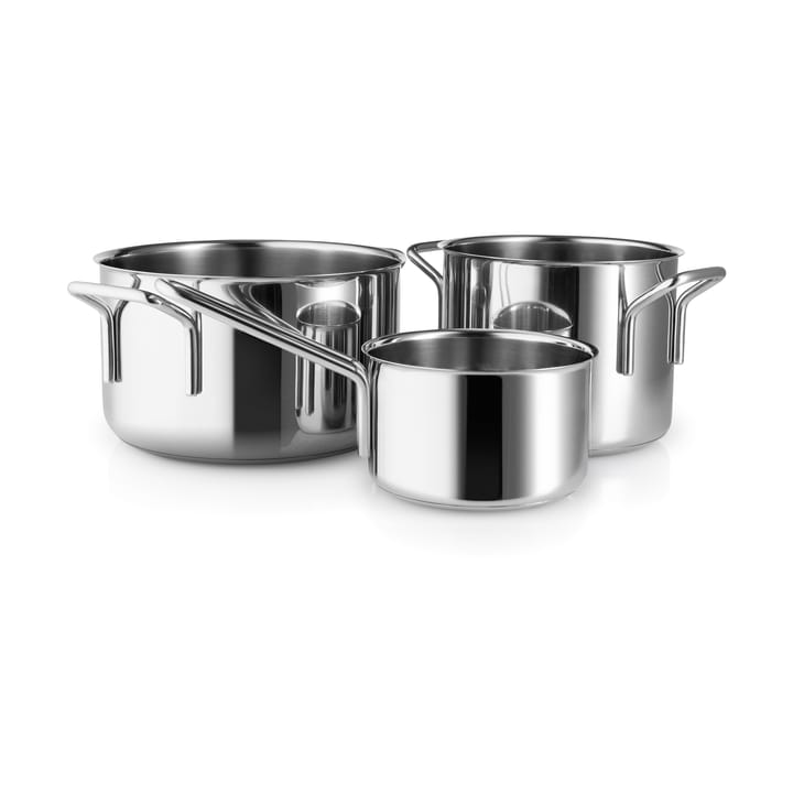 Eva Trio Stainless Steel kattilasetti 3 osaa, Ruostumaton teräs Eva Solo