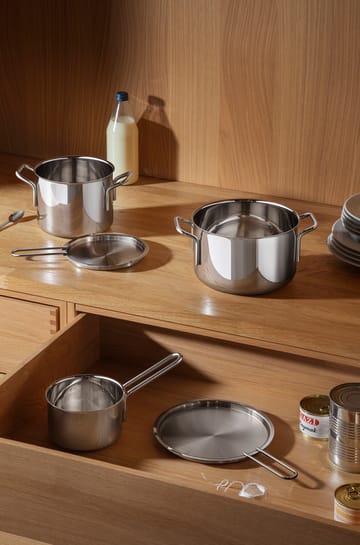 Eva Trio Stainless Steel kattilasetti 3 osaa - Ruostumaton teräs - Eva Solo