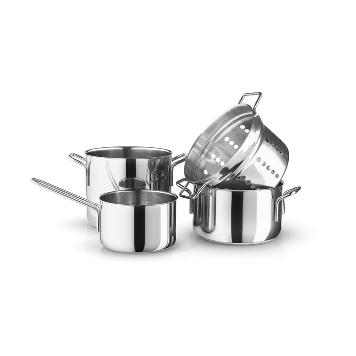 Eva Trio Stainless Steel kattilasetti 4 osaa, Ruostumaton teräs Eva Solo