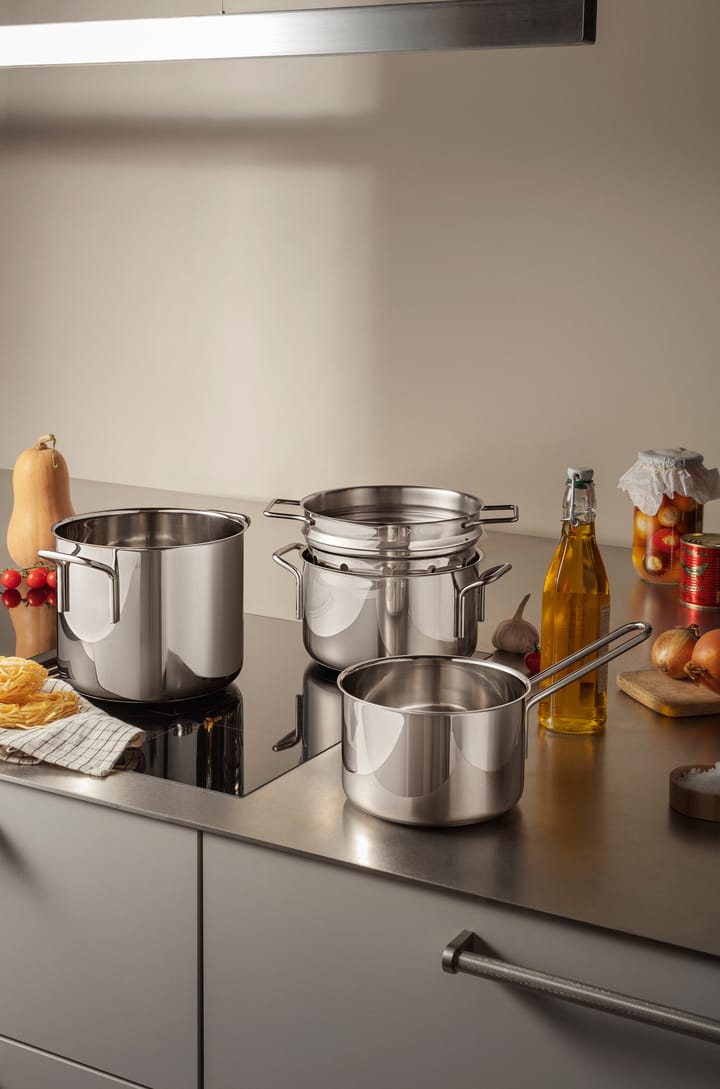 Eva Trio Stainless Steel kattilasetti 4 osaa, Ruostumaton teräs Eva Solo