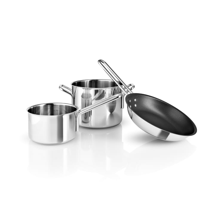 Eva Trio Stainless Steel starter se 3 osaa - Ruostumaton teräs - Eva Solo