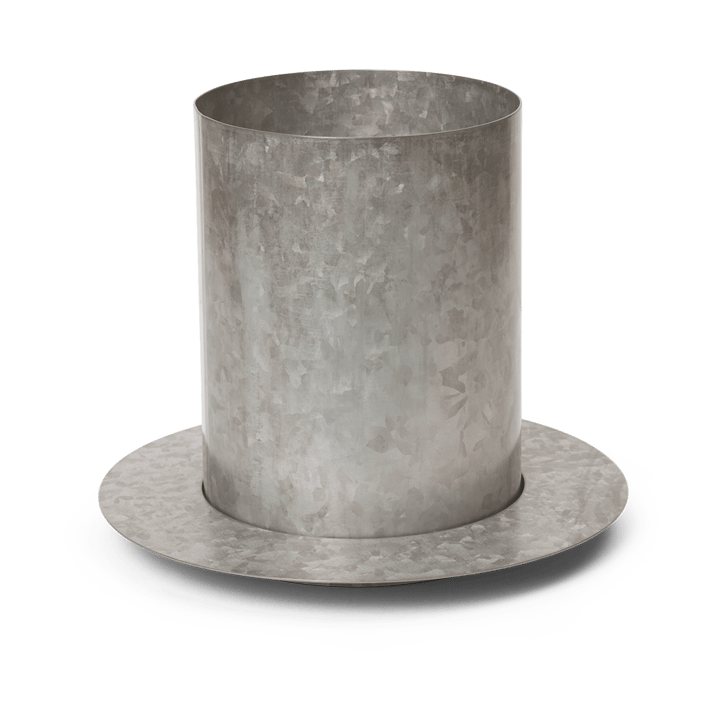 Auran ruukku small 21 cm - Galvanized iron - Ferm Living