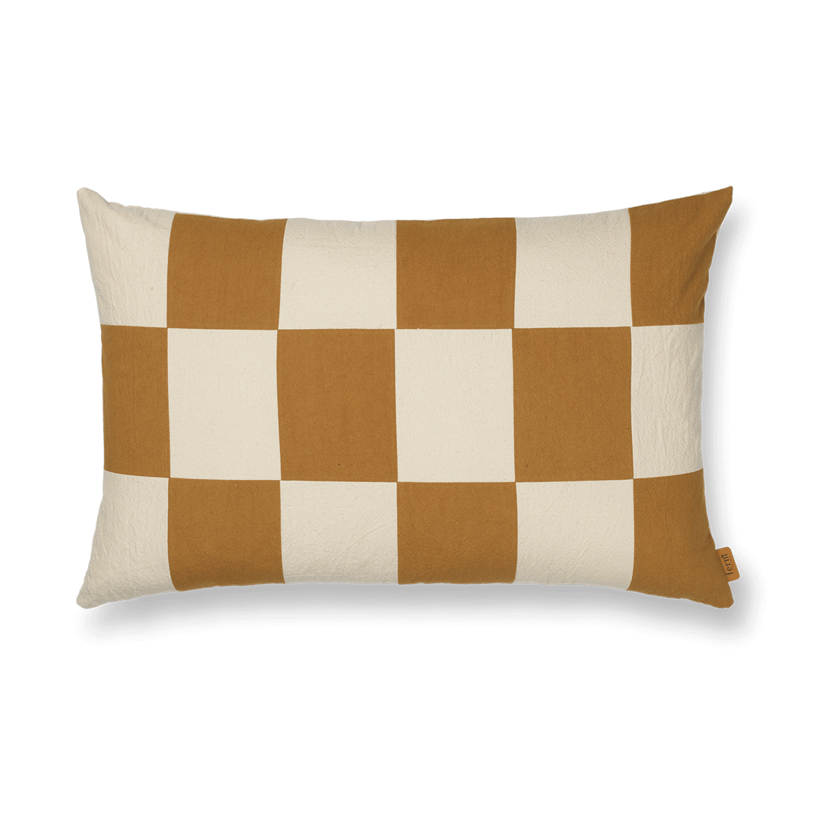 ferm LIVING Fold patchwork tyynynpäällinen 40×60 cm Sugar kelp-undyed