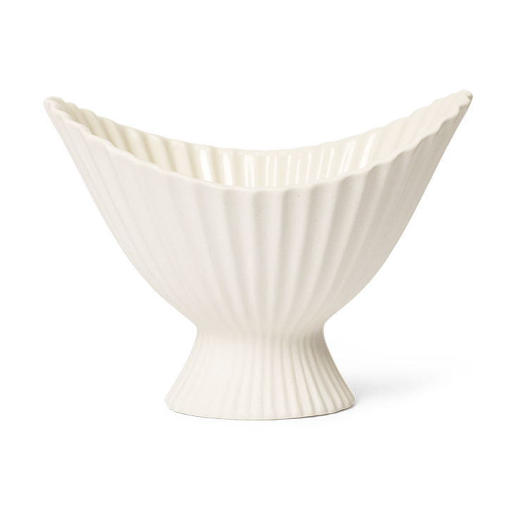 ferm LIVING Fountain kulho 19 cm Off-white