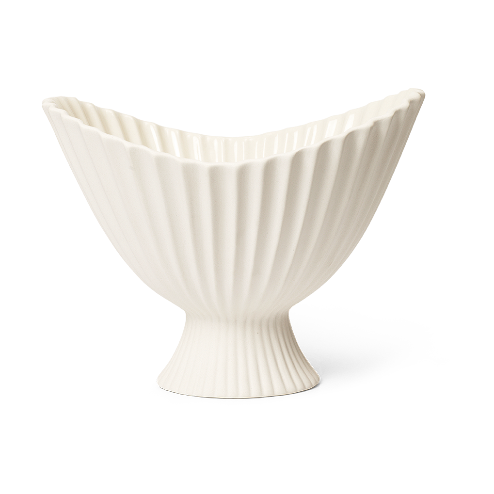 ferm LIVING Fountain kulho 28 cm Off-white