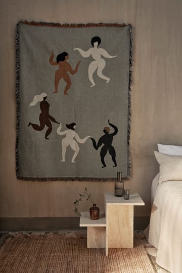 Free tapestry huopa 120 x 170 cm - Grey - ferm LIVING