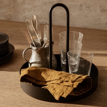 Grib Tray -tarjotin - Black - ferm LIVING