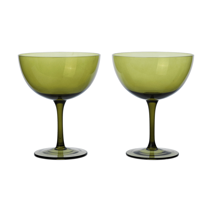 Host cocktaillasi 24 cl 2-pakkaus, Moss green ferm LIVING