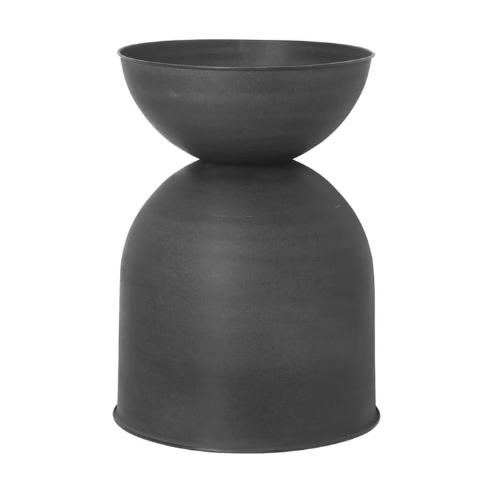 Hourglass ruukku, medium Ø41 cm, Musta-tummanharmaa ferm LIVING