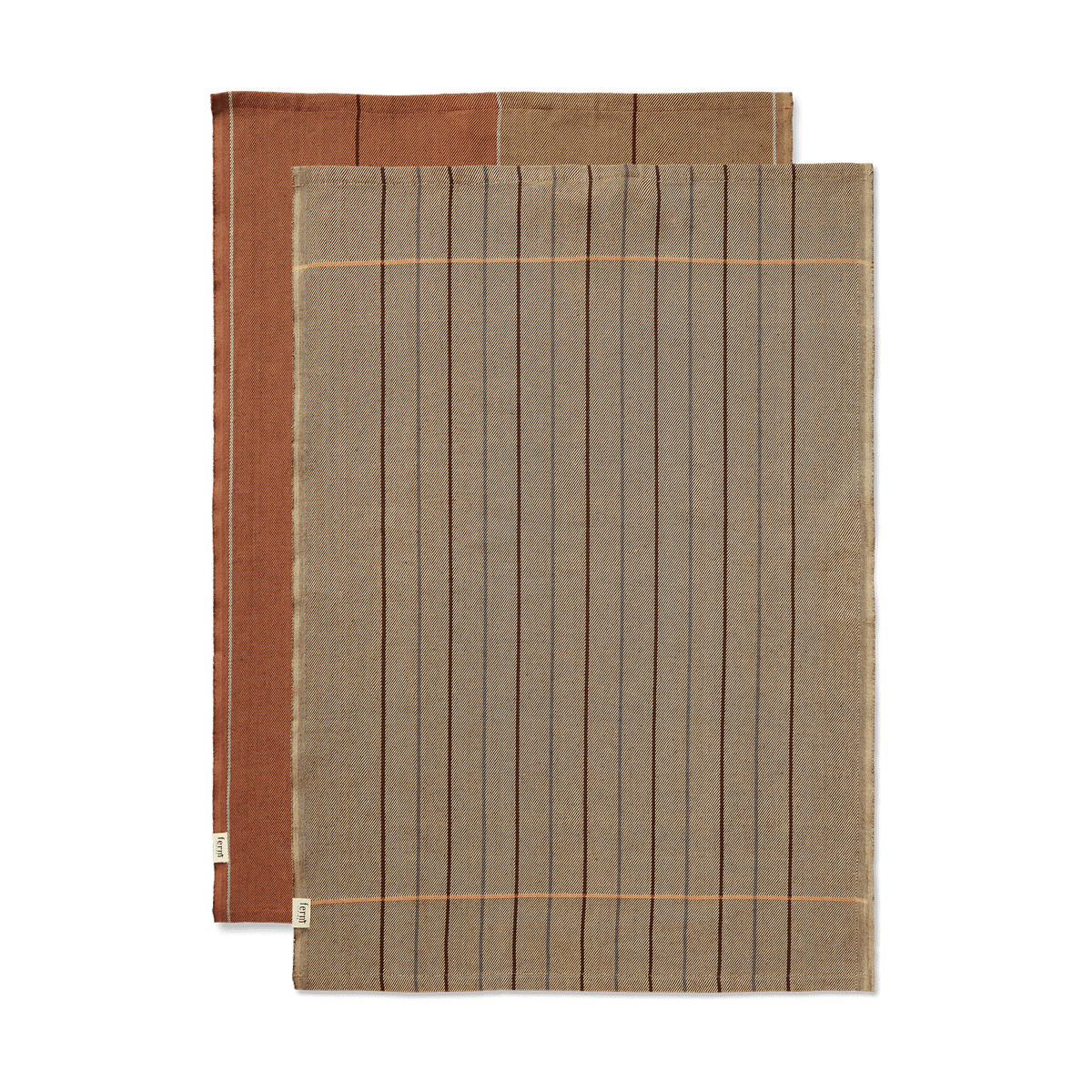 ferm LIVING Ito keittiöpyyheliina 50×70 cm 2-pakkaus Hazel-oat