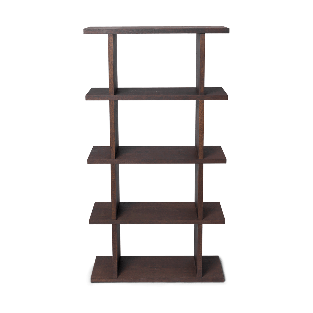 ferm LIVING Kona kirjahylly 1×4 Dark stained