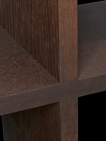 Kona kirjahylly 1x4 - Dark stained - ferm LIVING