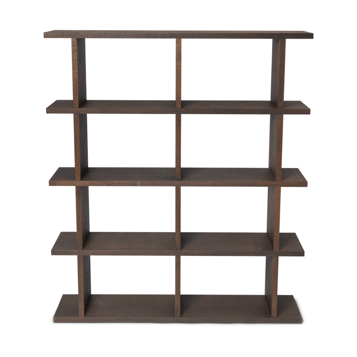 Kona kirjahylly 2x4 - Dark stained - Ferm LIVING