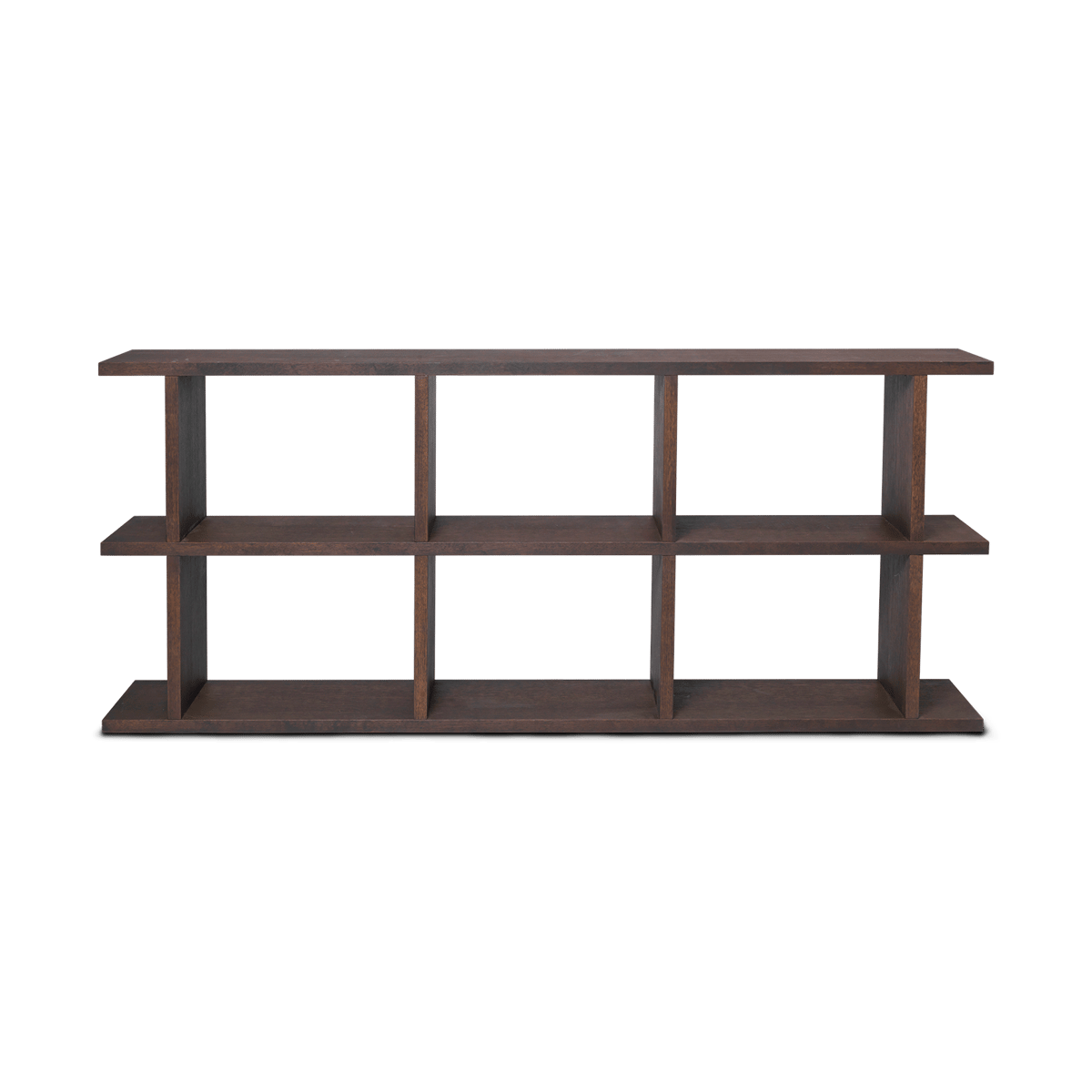 ferm LIVING Kona kirjahylly 3×2 Dark stained