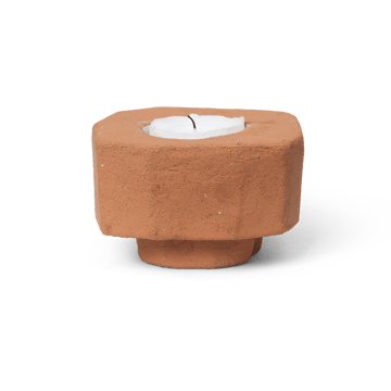 Kurinu kynttilänjalka - Terracotta - ferm LIVING