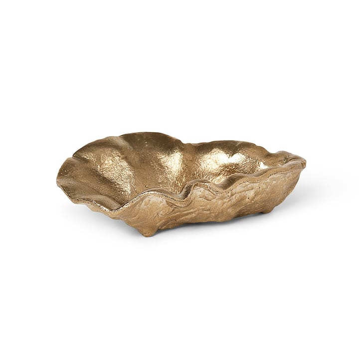 Oyster koristeskulho 10,5 cm - Messinki - Ferm Living