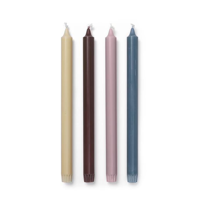 Pure candles 4 kpl - Hurmaava sekoitus - Ferm Living