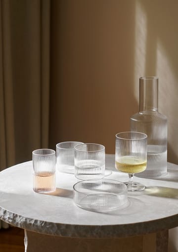 Ripple aamiaiskulho 4 kpl - clear - ferm LIVING