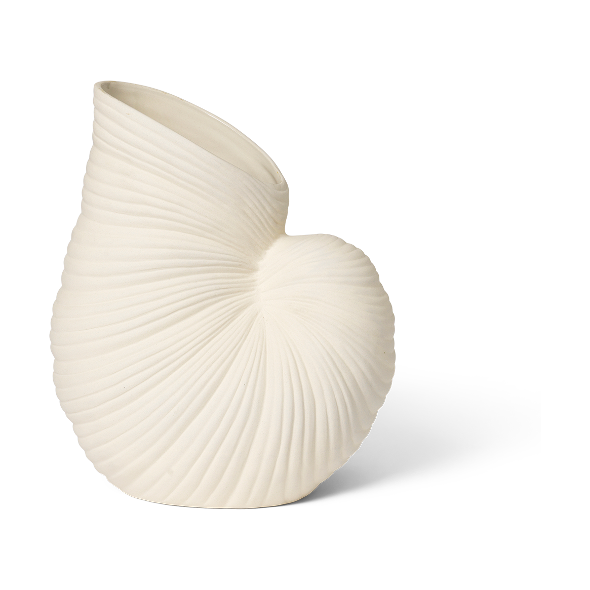 ferm LIVING Shell maljakko Off white