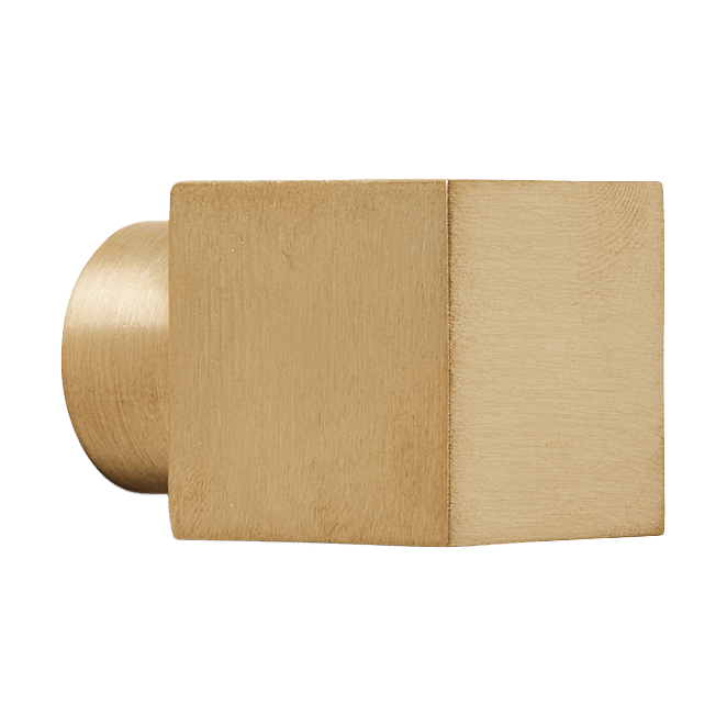 Square koukku small, Brass ferm LIVING