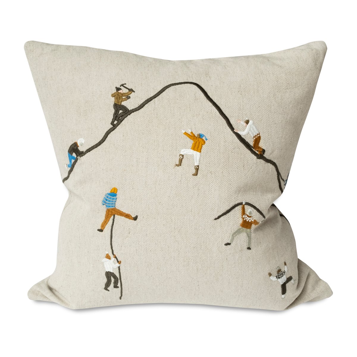 Fine Little Day Mountain climbers -tyynynpäällinen 48×48 cm Luonnonvärinen