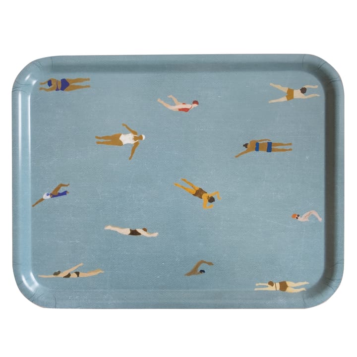 Swimmers tarjotin 33x43 cm, Sininen Fine Little Day