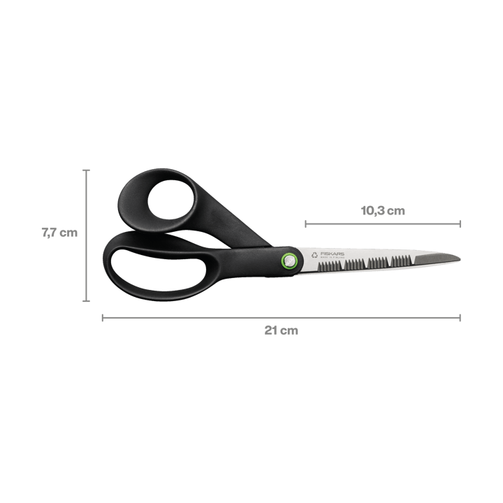 Functional Form keittiösakset 21 cm, Musta Fiskars