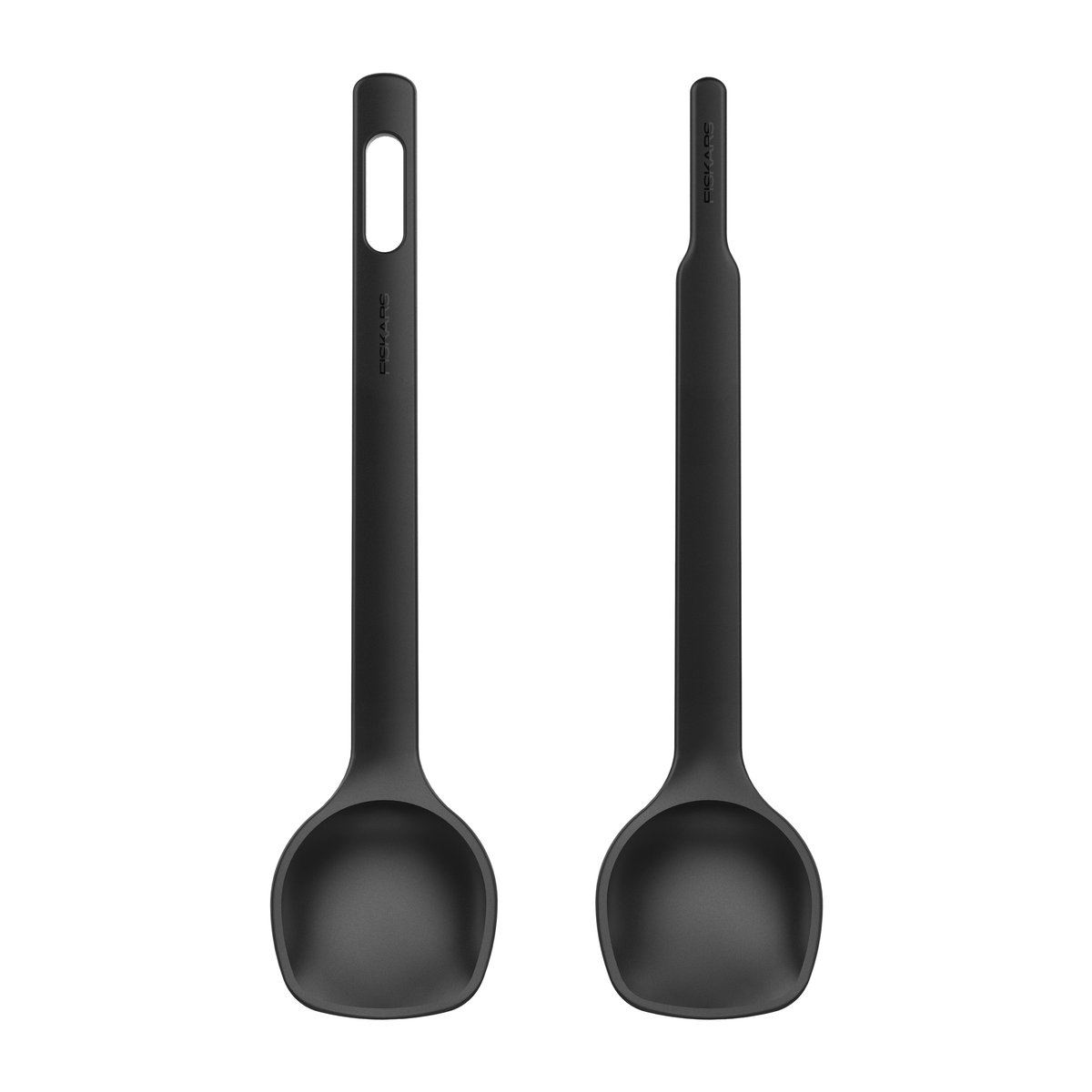 Fiskars Functional Form salaattiaterimet 2-pack Musta