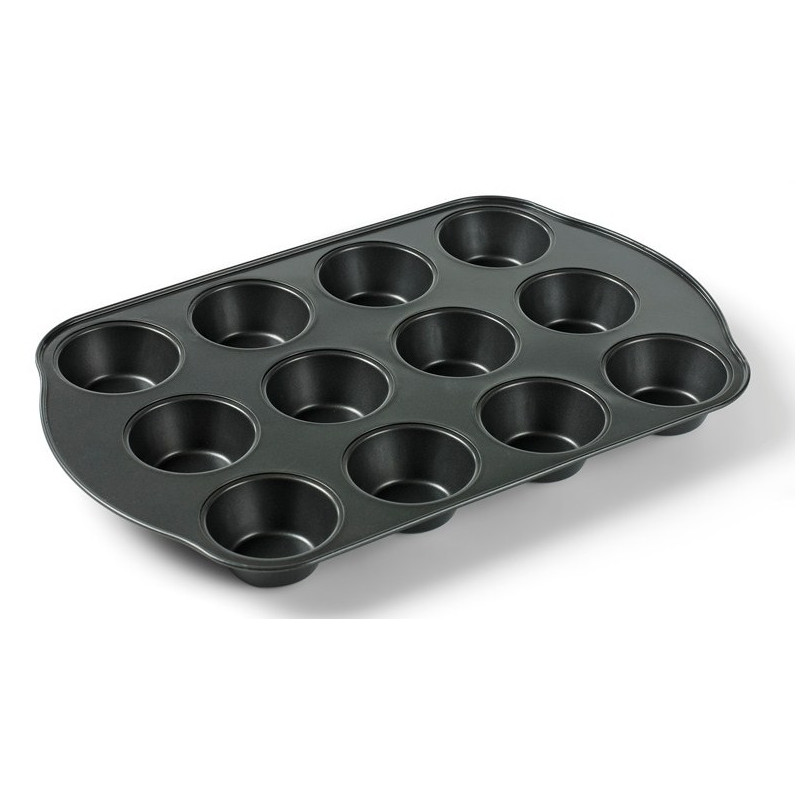 Funktion Funktion muffinsipelti nonstick 12 reikää Musta