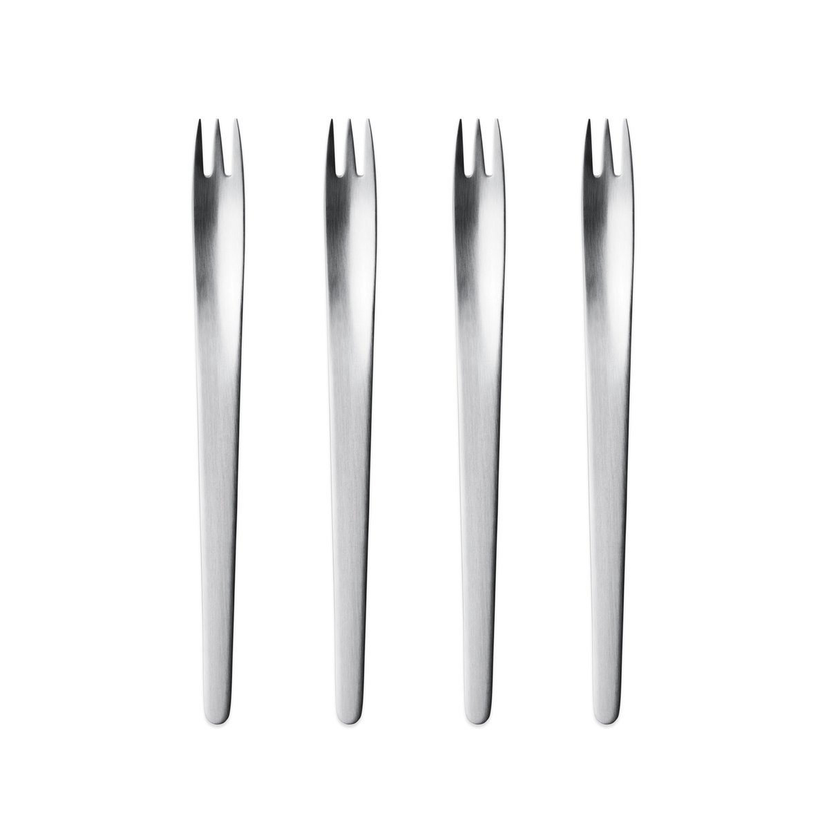 Georg Jensen Arne Jacobsen -kakkuhaarukka 4-pakkaus