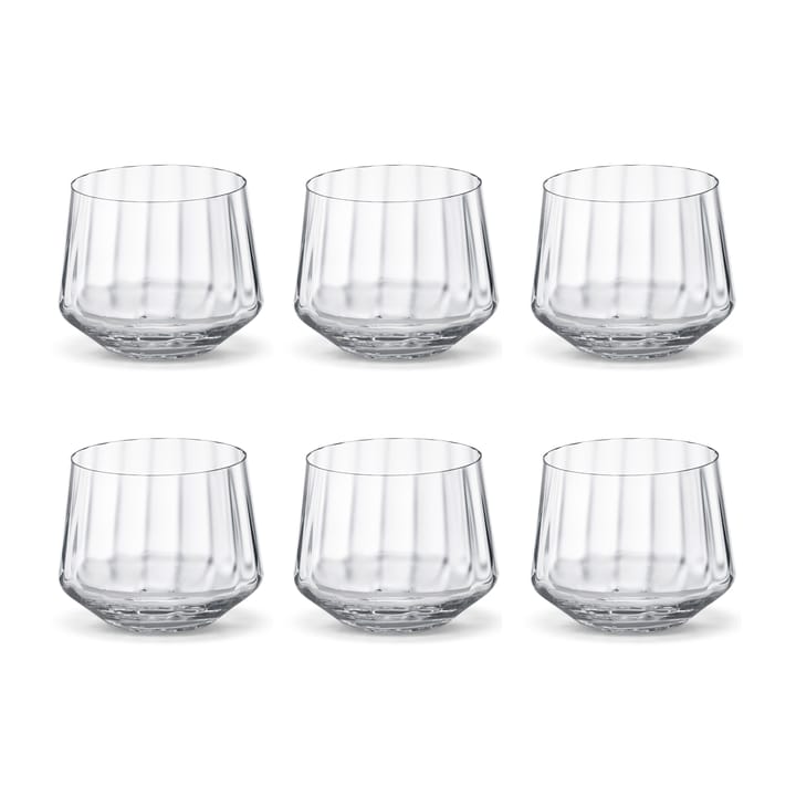 Bernadotte juomalasi matala 25 cl, 6-pakkaus - Kristalli - Georg Jensen