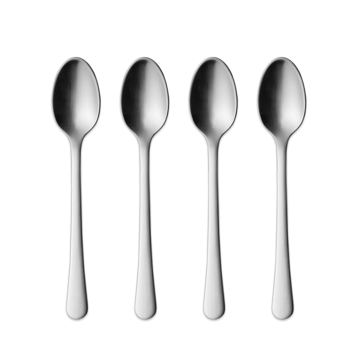 Georg Jensen Copenhagen mattapintaiset teelusikat large 4-pakkaus